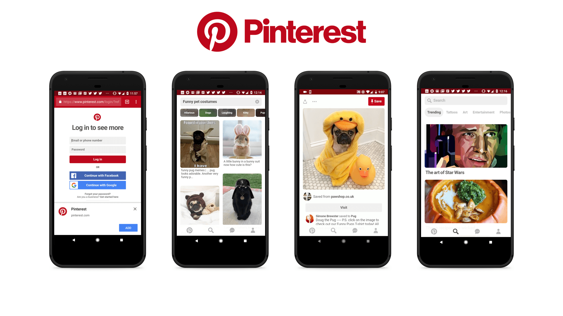 PWA 기반의 웹을 사용하는 핀터레스트, Pinterest