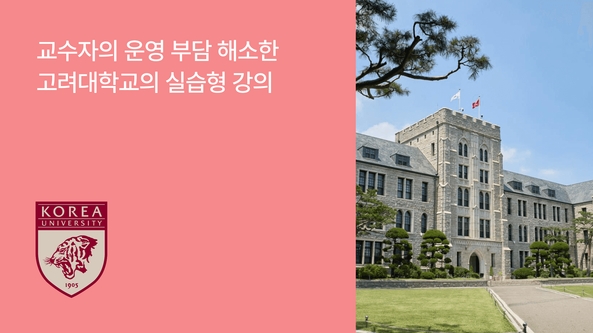 고려대학교의 실습형 기초 프로그래밍 강의: 엘리스LXP로 교수자의 운영 부담 해소