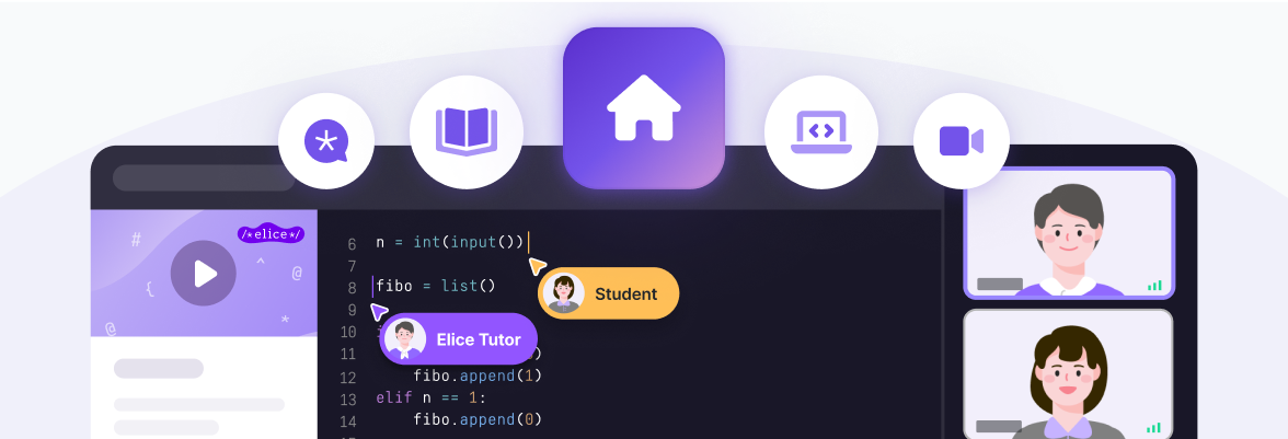 Elice LXP mockup